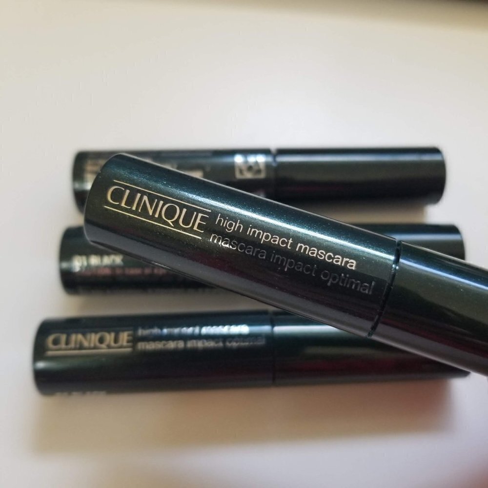 NEW Clinique High Impact Mascara Stick Black Eye Beauty Makeup 4 Pieces